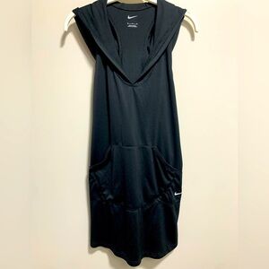 Nike Black Sleeveless Hoodie Dress